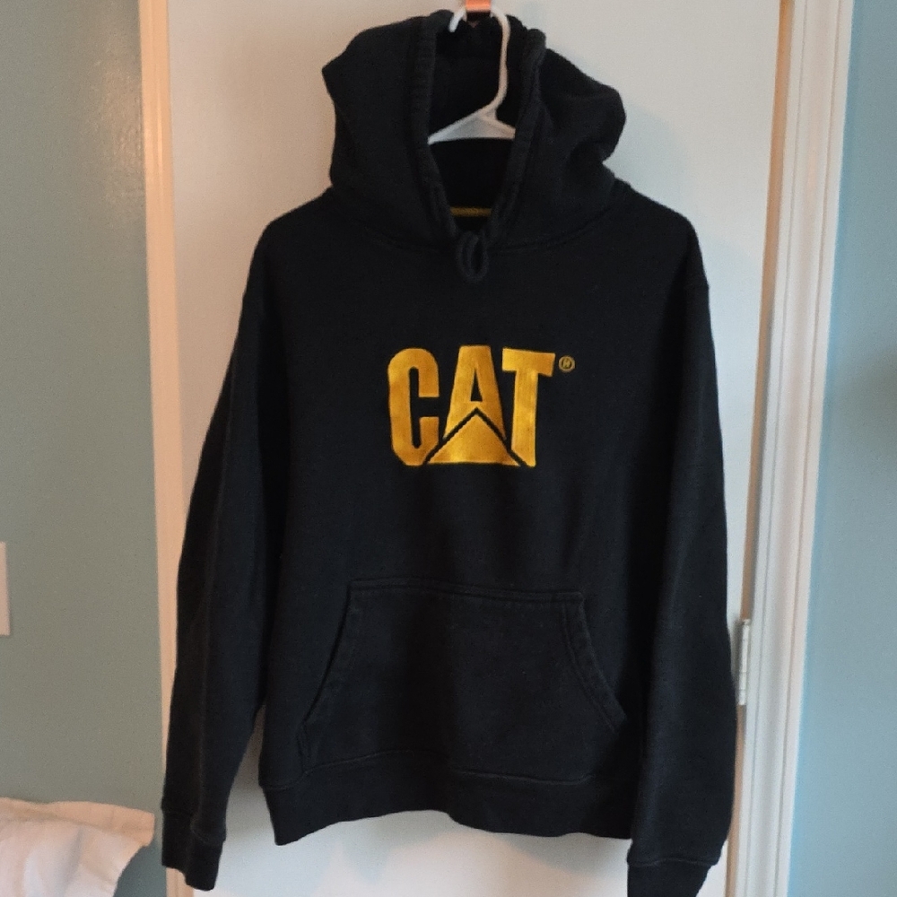 Caterpillar Mens Trademark Hooded Sweatshirt